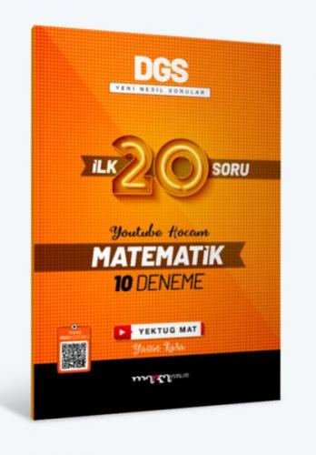Kurye Kitabevi - Marka Yayınları 2022 DGS Matematik İlk 20 Soru 10 Den