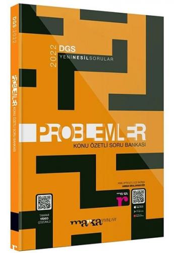 Marka Yayınları 2022 DGS Problemler Konu Özetli Yeni Nesil Soru Bankası