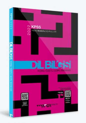 Marka Yayınları 2022 KPSS Dil Bilgisi Konu Özetli Yeni Nesil Soru Bankası Tamamı Video Çözümlü