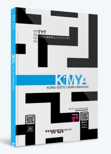 Marka Yayınları 2022 TYT Kimya Konu Özetli Yeni Nesil Soru Bankası Tamamı Video Çözümlü
