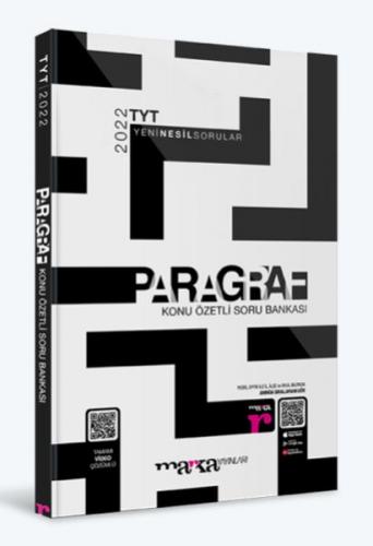 Marka Yayınları 2022 TYT Paragraf Konu Özetli Yeni Nesil Soru Bankası Tamamı Video Çözümlü