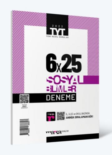 Kurye Kitabevi - Marka Yayınları 2022 TYT Sosyal Bilimler 6×25 Deneme