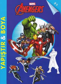 Kurye Kitabevi - Marvel Avengers - Yapıştır-Boya