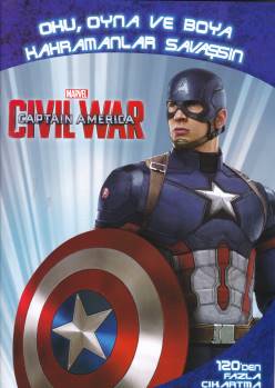 Kurye Kitabevi - Marvel Captain America Oku Oyna ve Boya Kahramanlar S