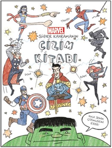 Kurye Kitabevi - Marvel Süper Kahramanın Çizim Kitabı