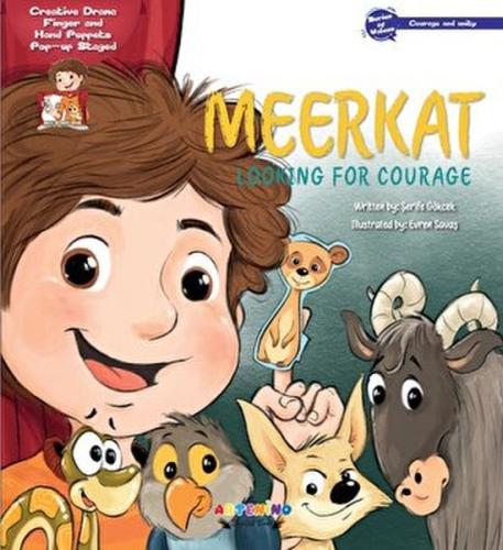 Kurye Kitabevi - Meerkat Looking For Courage Creative Drama Finger and