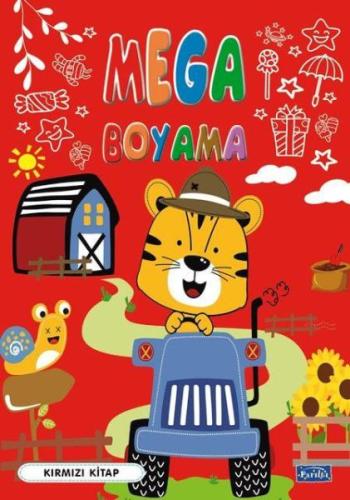 Mega Boyama Kırmızı Kitap - Münzevi Kitabevi