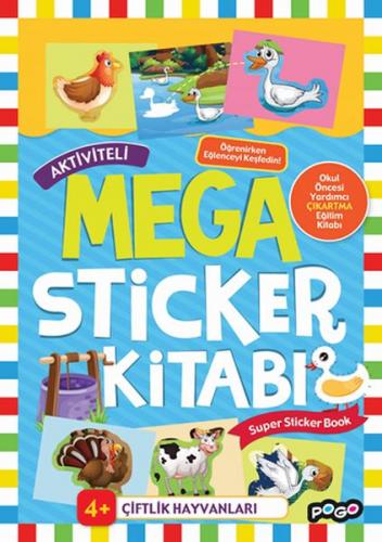 Kurye Kitabevi - Mega Sticker Çiftlik Hayvanları