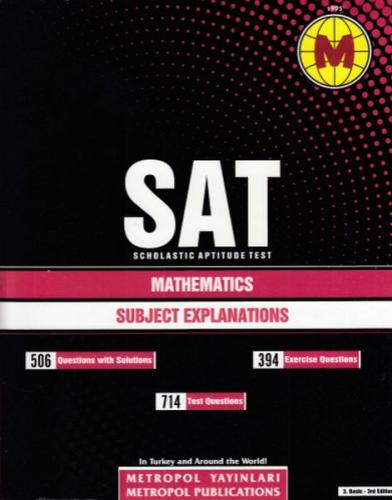 Kurye Kitabevi - Metropal SAT Mathematics Subject Explanations Yeni