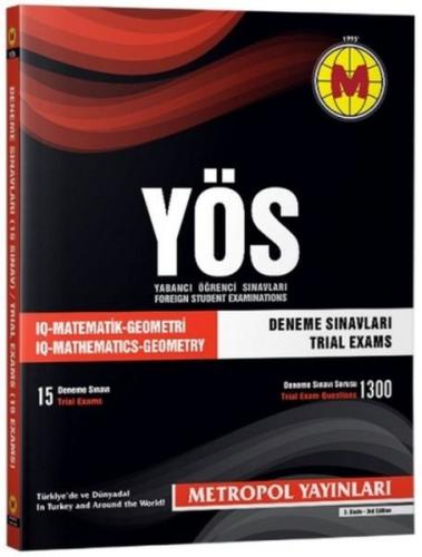Metropol YÖS 15  Deneme Sınavı (Yeni)