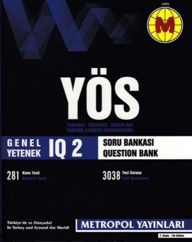 Metropol YÖS IQ Soru Bankası 2 (Yeni)