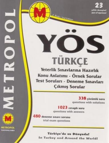 Kurye Kitabevi - Metropol YÖS Türkçe
