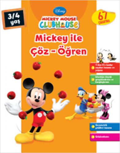 Kurye Kitabevi - Mickey Mouse Club House Mickey İle Çöz Öğre 3 4 Yaş