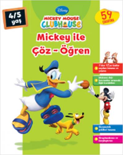 Kurye Kitabevi - Mickey Mouse Club House Mickey İle Çöz Öğre 4 5 Yaş