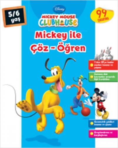 Kurye Kitabevi - Mickey Mouse Club House Mickey İle Çöz Öğre 5 6 Yaş