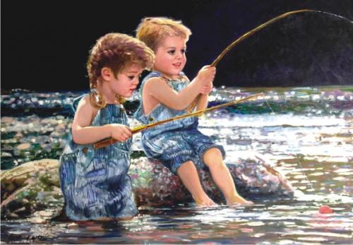 Minik Balıkçılar (260 Puzzle ) 3291