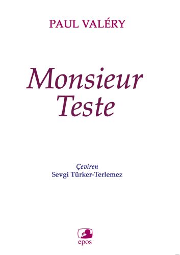 Kurye Kitabevi - Monsieur Teste