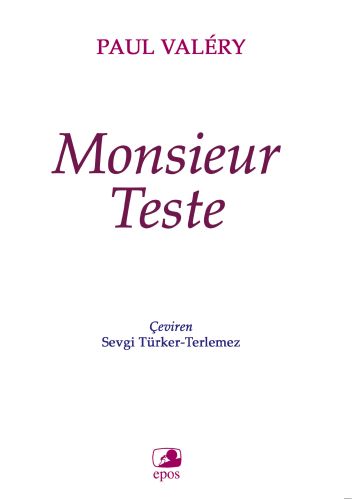 Monsieur Teste - Münzevi Kitabevi