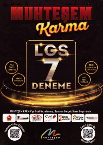 Kurye Kitabevi - Muhteşem 2021 Muhteşem Karma LGS 7 li Deneme Seti