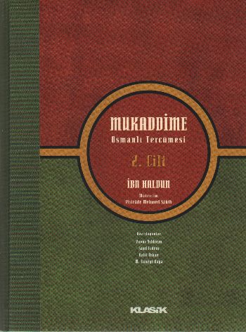 Kurye Kitabevi - Mukaddime Osmanlı Tercümesi-2. Cilt