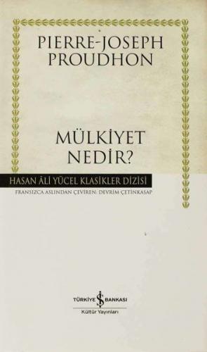 Kurye Kitabevi - Mülkiyet Nedir - Hasan Ali Yücel Klasikleri (Ciltli)