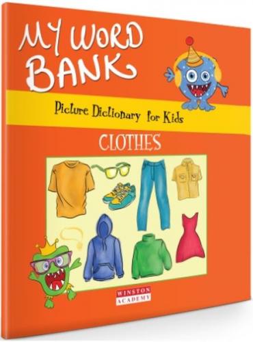 Kurye Kitabevi - Picture Dictionary For Kids-My Word Bank-Clothes