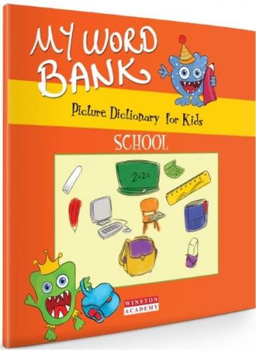 Kurye Kitabevi - A Picture Dictionary For Kids-My Word Bank - School