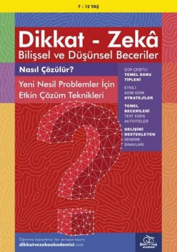 Nasıl Çözülür (7 - 12 Yaş) - Dikkat Zeka - Münzevi Kitabevi