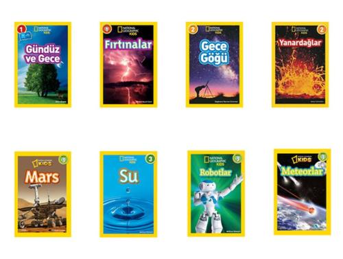 Kurye Kitabevi - National Geographic Kids Bilim Seti 8 Kitap