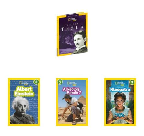 Kurye Kitabevi - National Geographic Kids Kültür Kitapları Seti 4 Kita