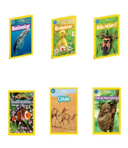 National Geographic Kids Okul Öncesi Serisi 6 Kitap - Münzevi Kitabevi