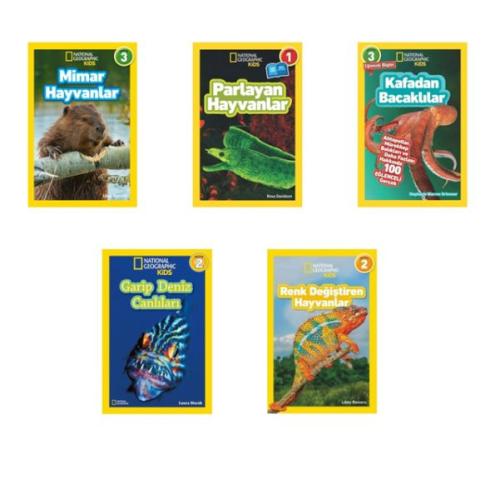 National Geographic Kids Olağanüstü Hayvanlar Seti 5 Kitap - Münzevi K