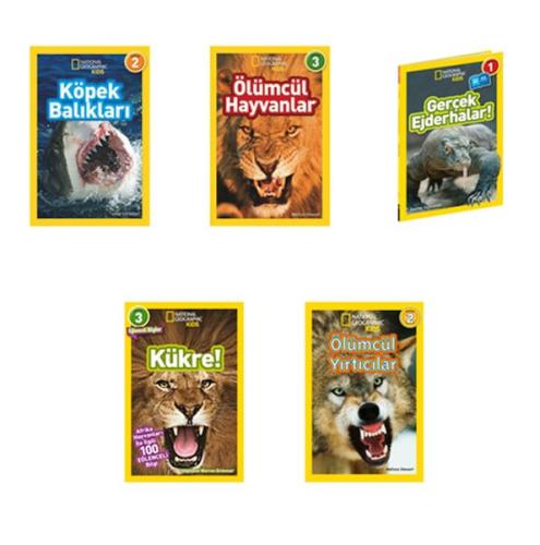 Kurye Kitabevi - National Geographic Kids Ölümcül Hayvanlar Seti 5 Kit