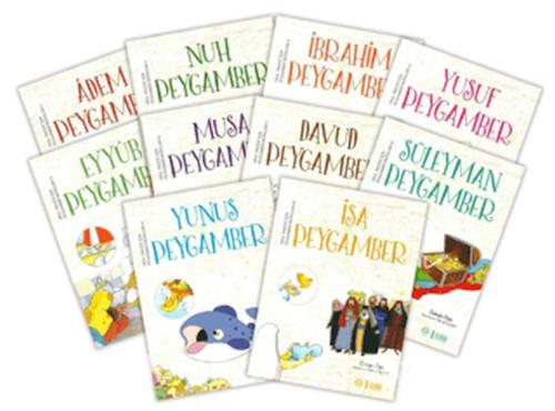 Okul Öncesi Peygamber Hikayeleri Seti (10 Kitap Takım) - Münzevi Kitab