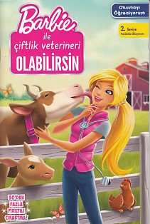 Okumayı Öğreniyorum 2. Seviye - Barbie ile Çiftlik Veterineri Olabilirsin