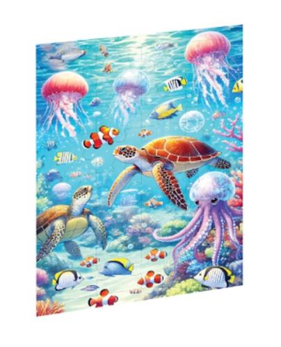 Okyanus Canlıları Ahşap Puzzle - Münzevi Kitabevi