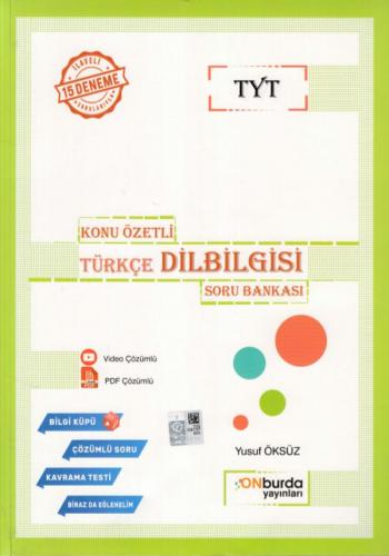 Kurye Kitabevi - Onburda TYT Türkçe Dil Bilgisi Konu Özetli Soru Banka