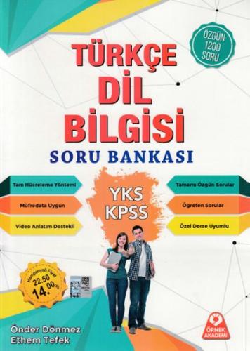 Kurye Kitabevi - Örnek Akademi Türkçe Dil Bilgisi Soru Bankası Yeni