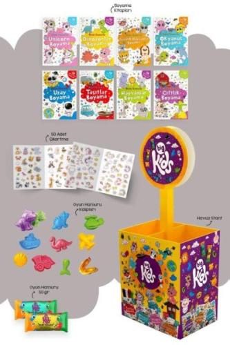 Oyuncaklı Kitap Standı - (8 Çeşit 200 Adet) - Münzevi Kitabevi