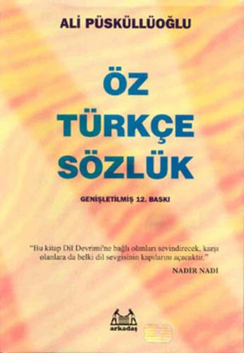 Kurye Kitabevi - Öz Türkçe Sözlük