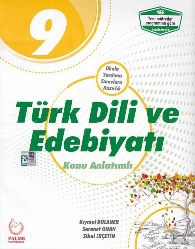 Kurye Kitabevi - Palme 9. Sınıf Türk Dili ve Edebiyatı Konu Anlatımlı-