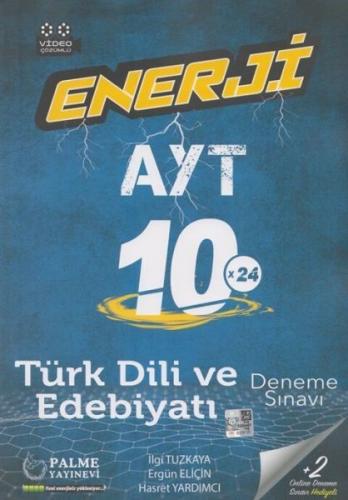 Kurye Kitabevi - Palme AYT Türk Dili ve Edebiyatı Enerji 10x24 Deneme 