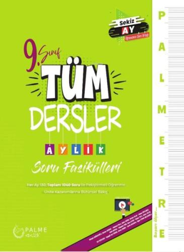 Palmetre 9. Sınıf Tüm Dersler Aylık Çalışma Fasikülleri