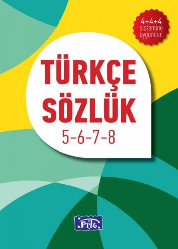 Kurye Kitabevi - Parıltı İlköğretim Türkçe Sözlük (5-6-7-8)