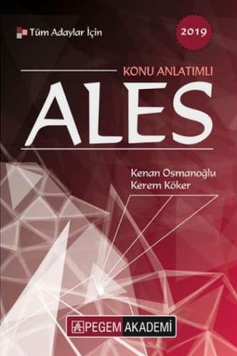 Pegem 2019 ALES Tüm Adaylar İçin Konu Anlatımlı (Yeni) - Münzevi Kitab