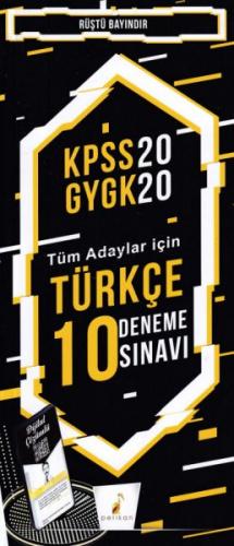 Pelikan KPSS 2020 GYGK - Tüm Adaylar İçin Türkçe 10 Deneme Sınavı (Yeni)
