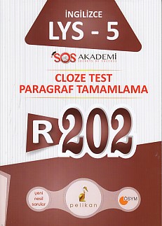 Kurye Kitabevi - Pelikan R202 İngilizce LYS 5 Cloze Test Paragraf Tama