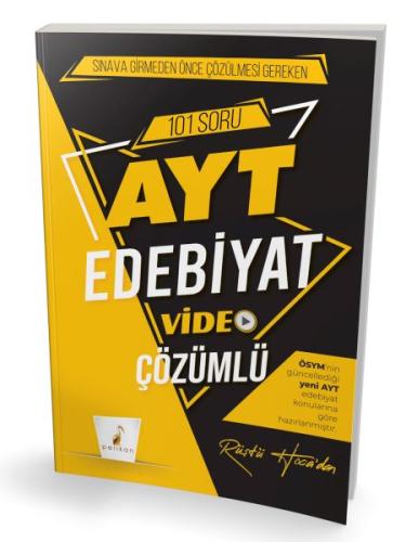 Pelikan Rüştü Hoca İle Sınava Girmeden Önce Çözülmesi Gereken Video Çözümlü AYT Edebiyat Soruları
