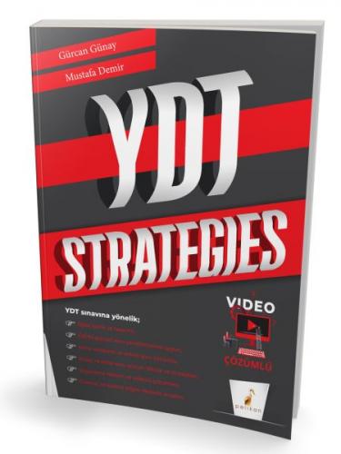 Kurye Kitabevi - Pelikan YDT Strategies Video Çözümlü Soru Bankası