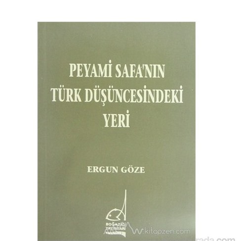 Kurye Kitabevi - Peyami Safanın Türk Düşüncesindeki Yeri